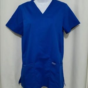 Royal blue scrub tops
